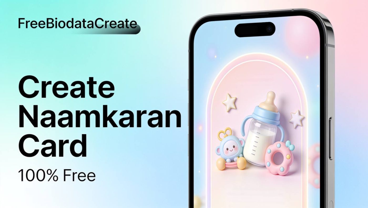 Free Naamkaran Invitation Card Maker Online | Naming Ceremony